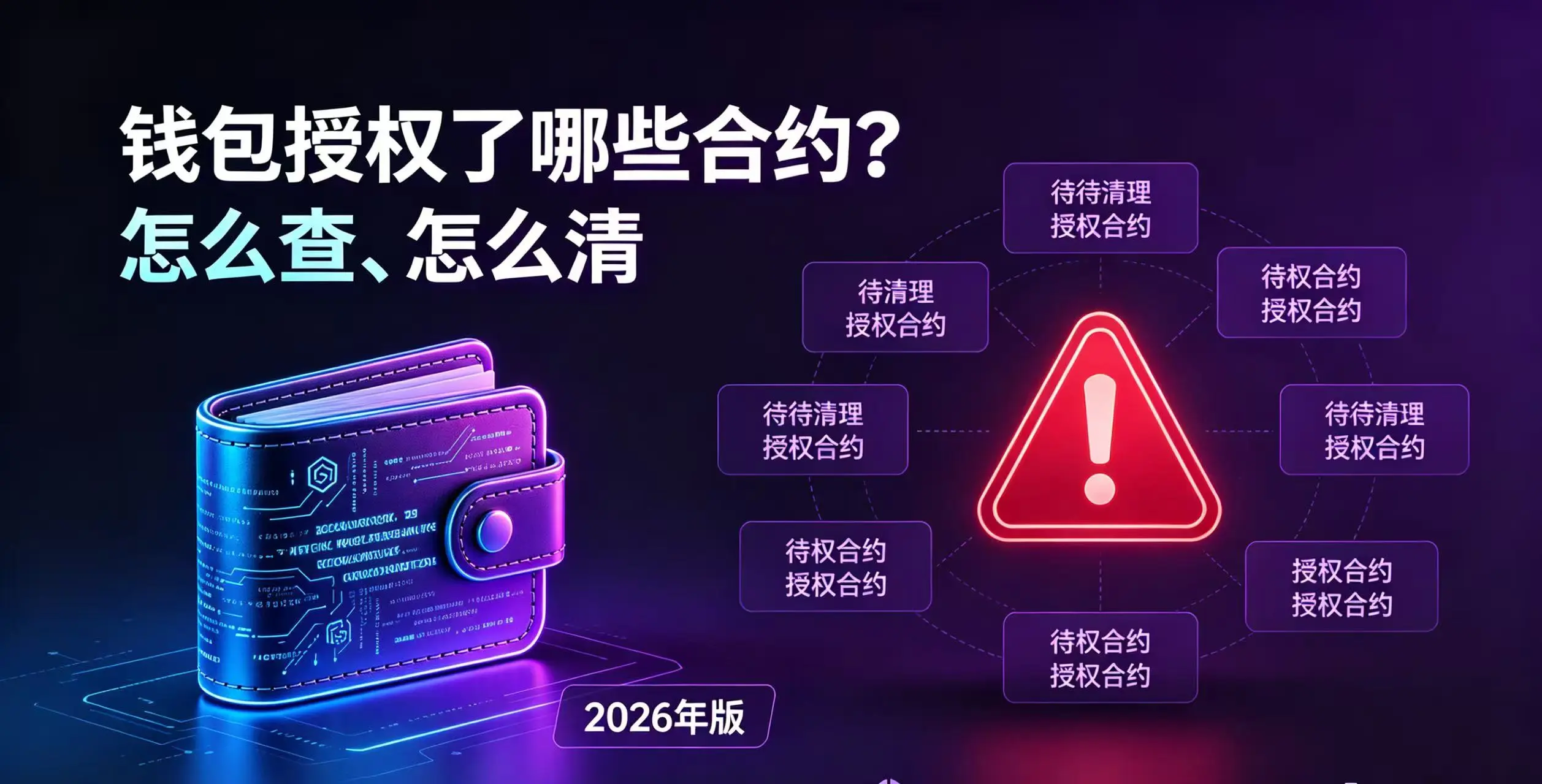 钱包授权了哪些合约？怎么查、怎么清