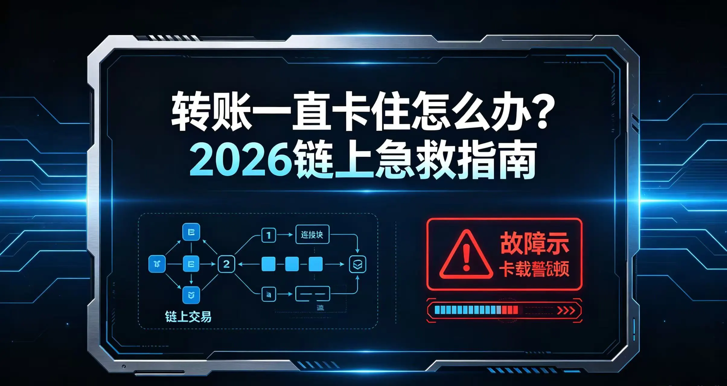 转账一直卡住怎么办?2026链上急救指南