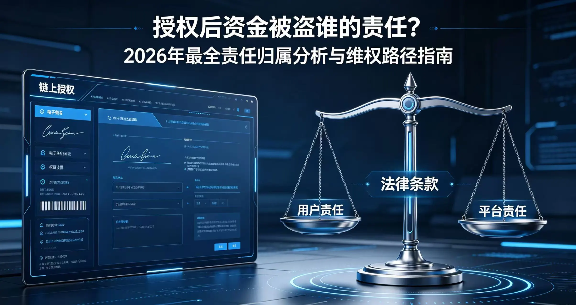 授权后资金被盗谁的责任?三种场景三种答案