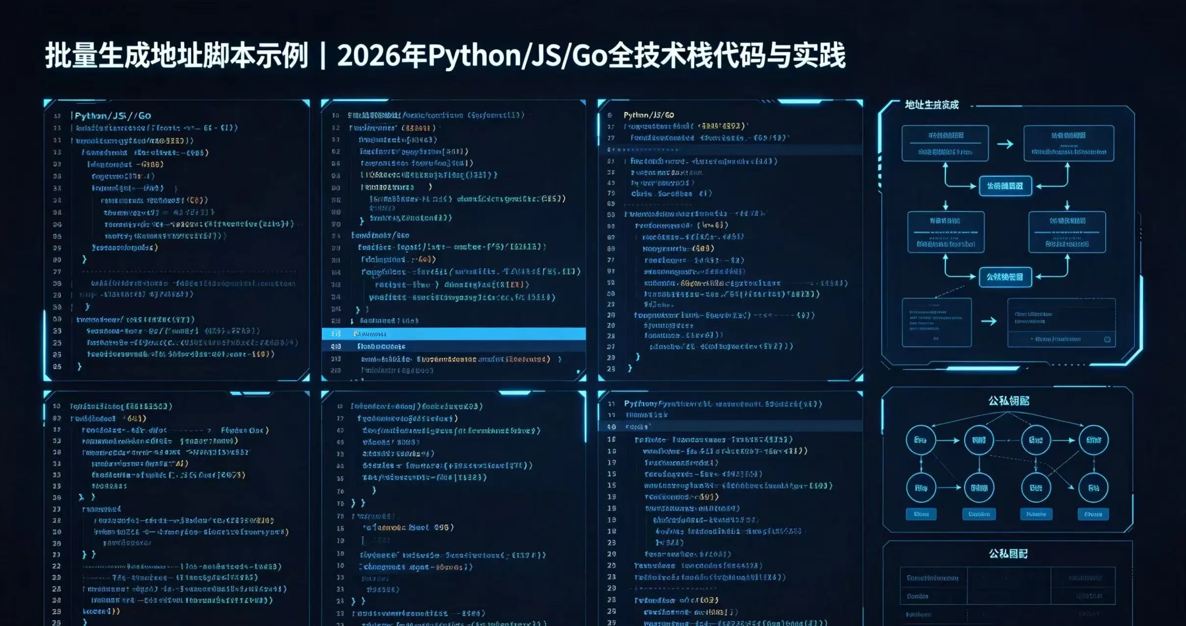 批量生成地址脚本：2026年三语言全栈代码