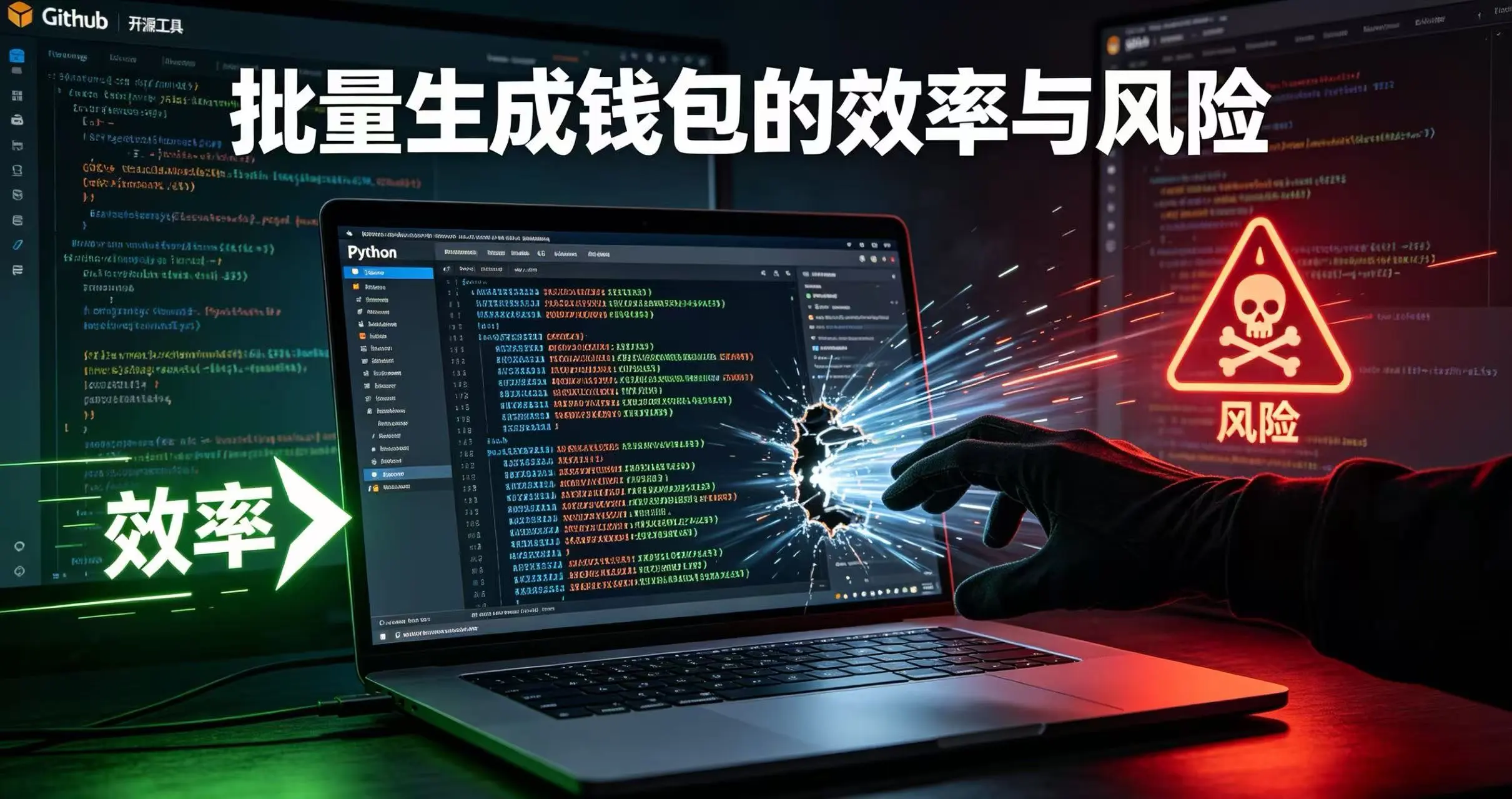 批量生成钱包的Python脚本开源地址