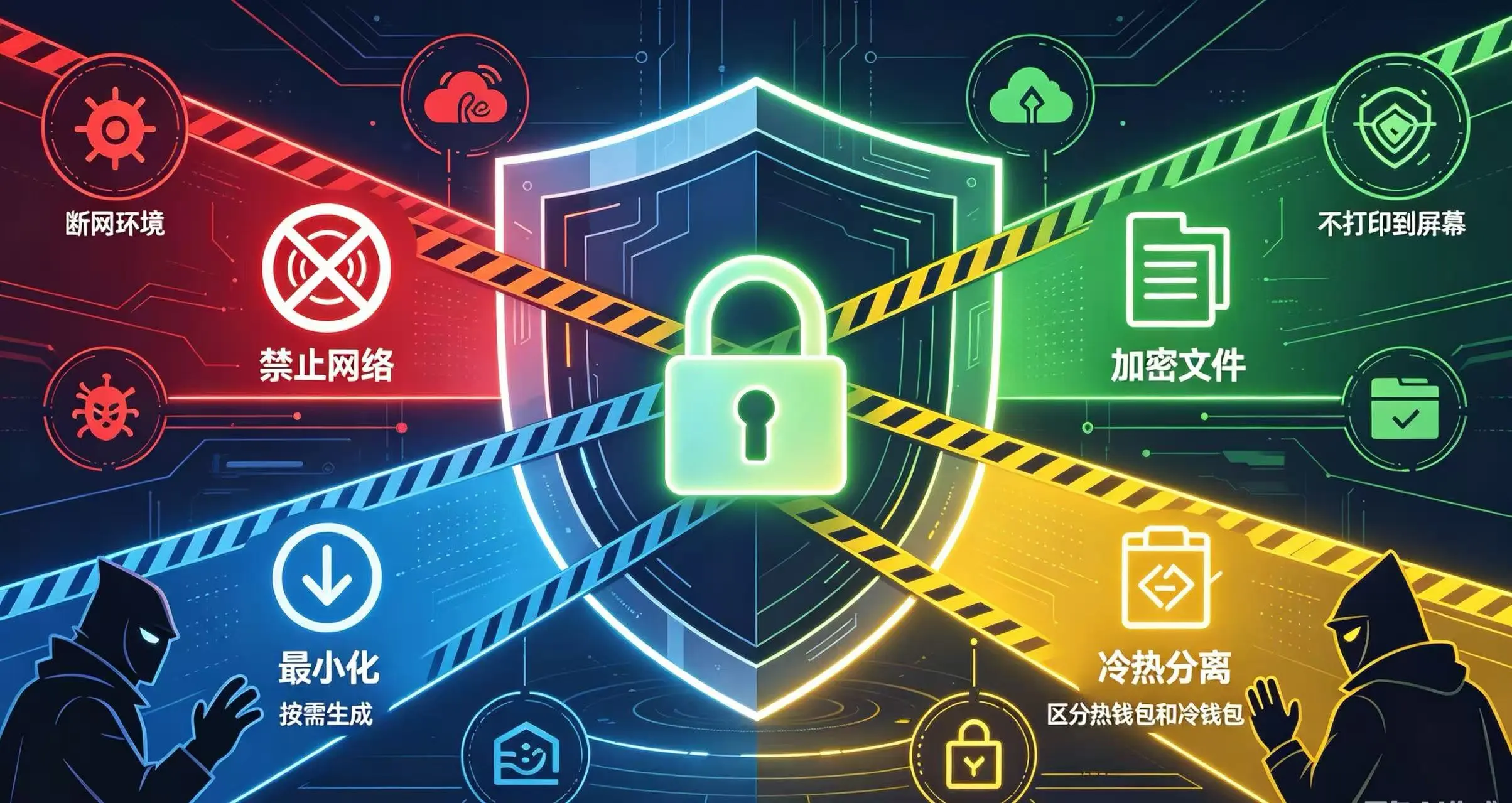 钱包生成安全底线示意图 钱包生成安全底线示意图