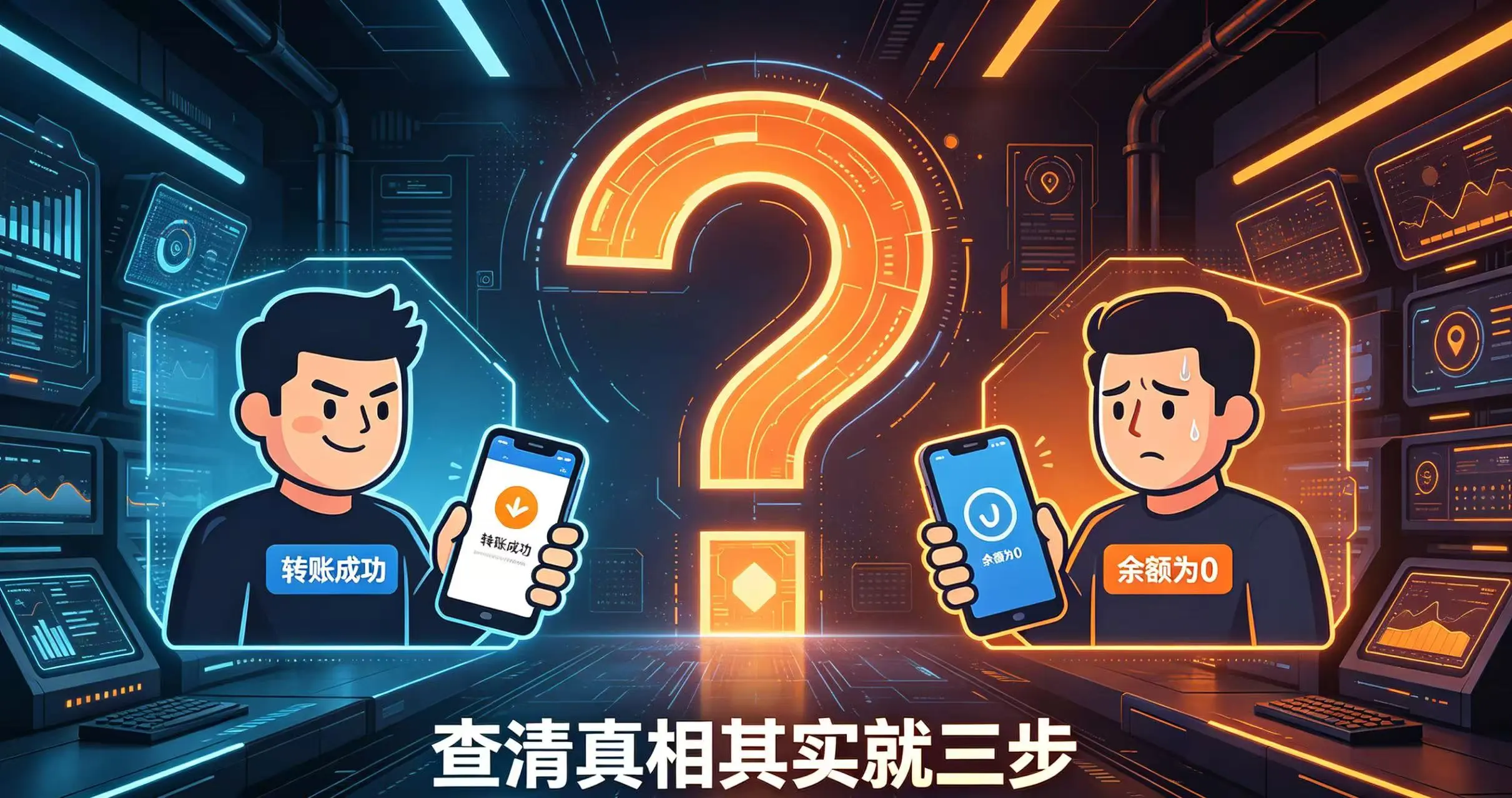 转账显示成功但对方没收到?查清真相其实就三步