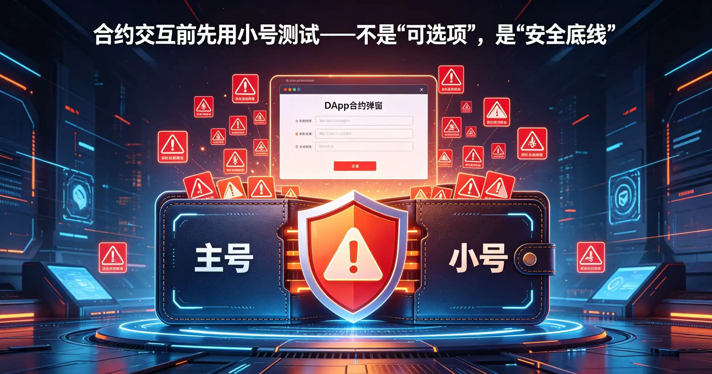 合约交互前先用小号测试——不是"可选项"，是"安全底线"