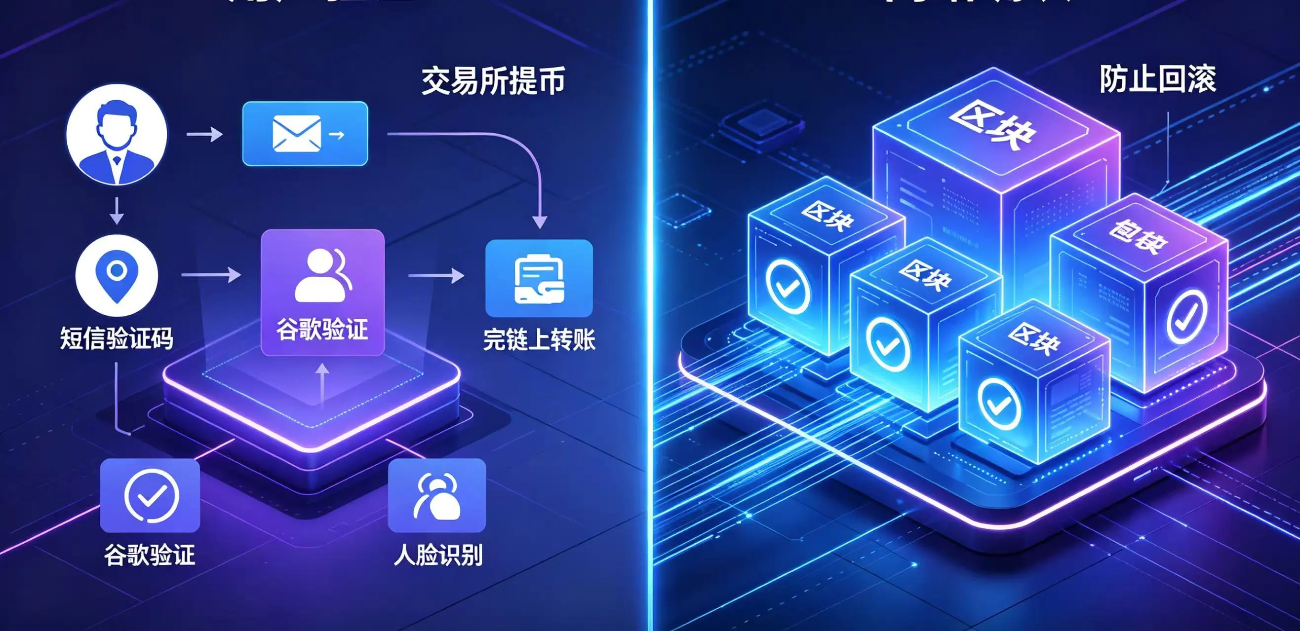 “用户验证” 和 “网络确认” 这两种不同的确认机制。 “用户验证” 和 “网络确认” 这两种不同的确认机制。