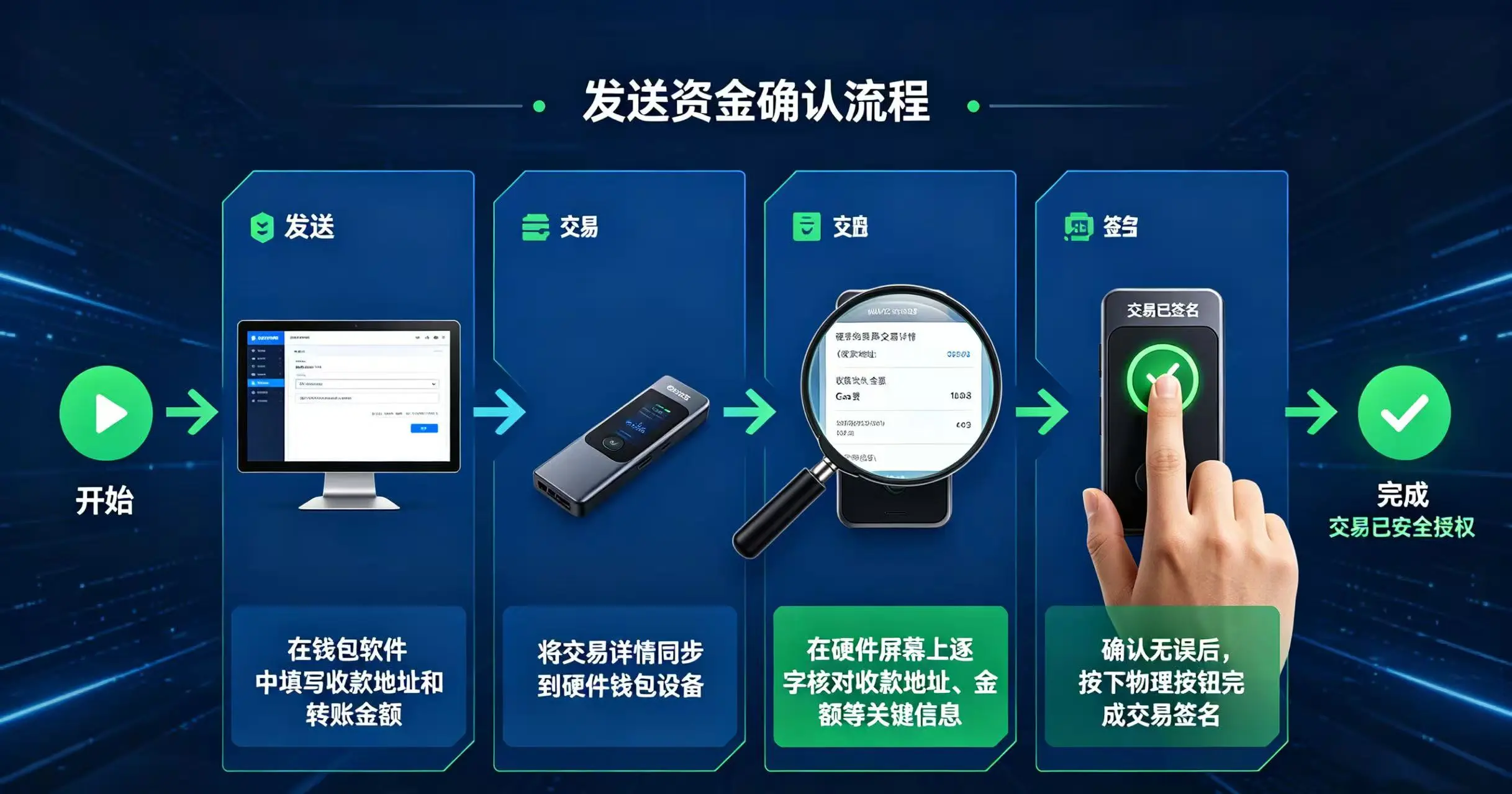 发送资金确认流程图