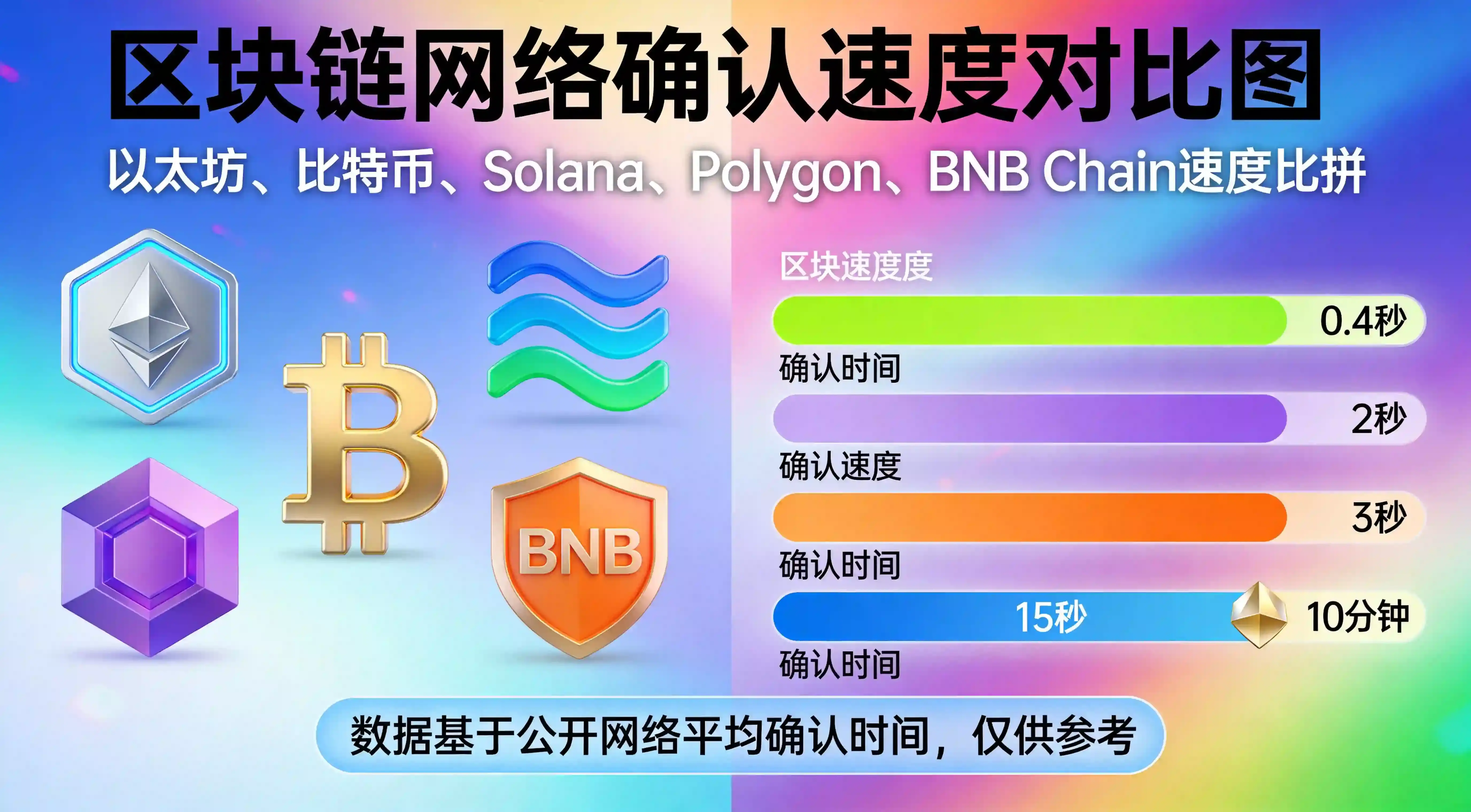 各网络确认时间对比 各网络确认时间对比