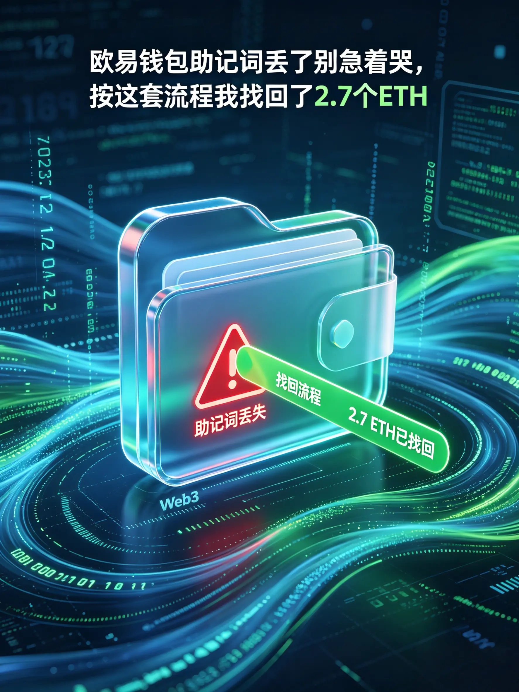 钱包助记词丢了别急着哭，按这套流程我找回了2.7个ETH