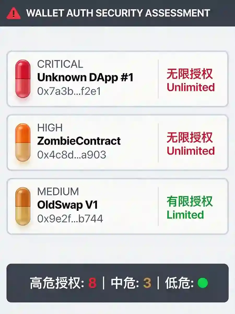 交易所钱包被偷偷授权了12个DApp？一键查清并撤销，别等被盗才后悔
