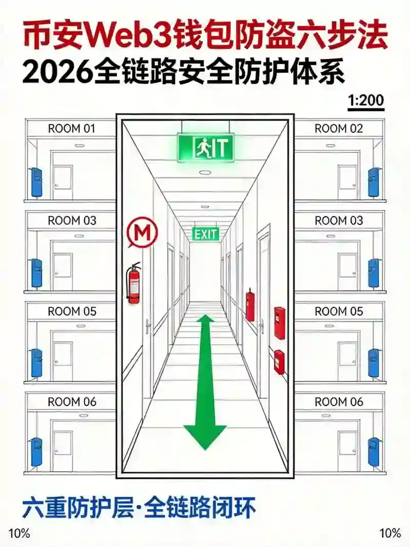 Web3钱包防盗六步法：构建全链路安全防护体系