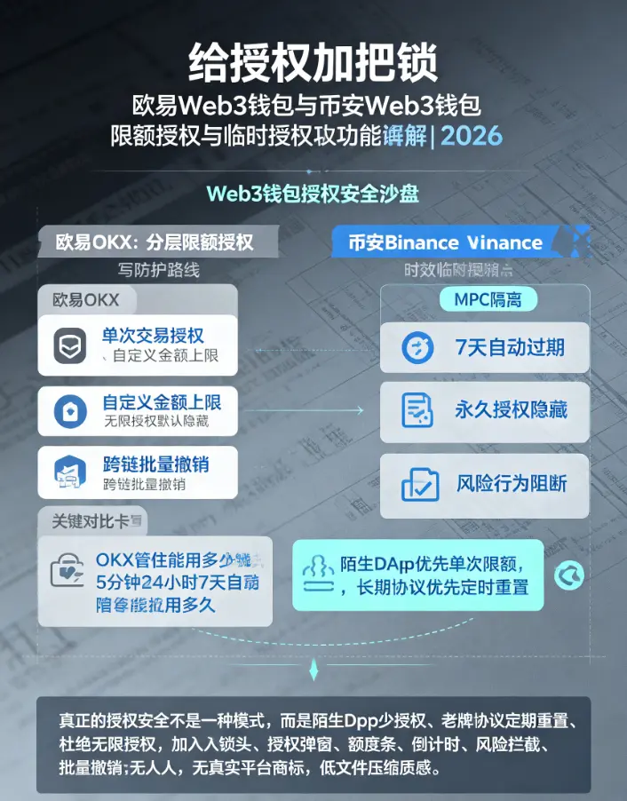 给授权加把锁：欧亿 Web3 钱包与比安 Web3 钱包的限额授权与临时授权功能详解